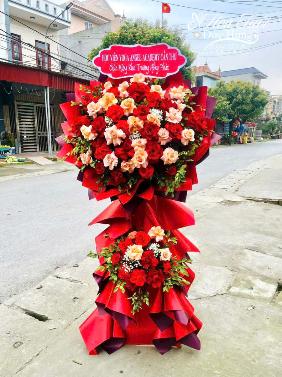 Lẵng Hoa Chúc Mừng HCM035